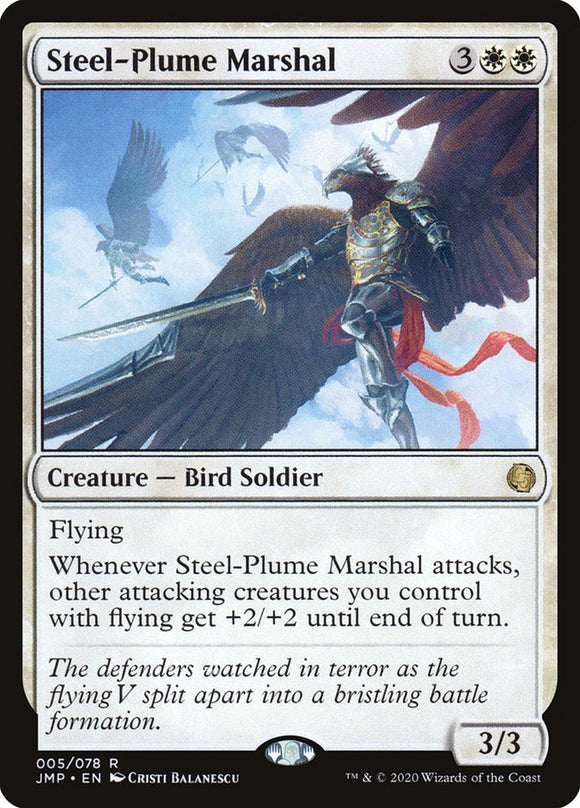 Steel-Plume Marshal 5 R Jumpstart MTG - guardiangamingtcgs