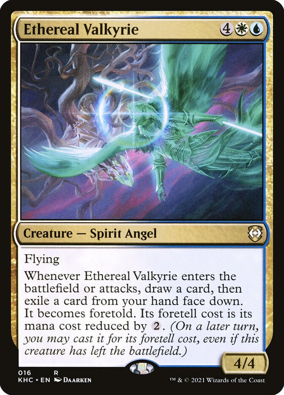 Ethereal Valkyrie 16 R Commander: Kaldheim MTG - guardiangamingtcgs