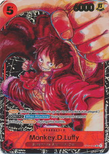 Foil Monkey.D.Luffy (Alternate Art) ST01-012 SEC Awakening of the New Era One Piece TCG - guardiangamingtcgs