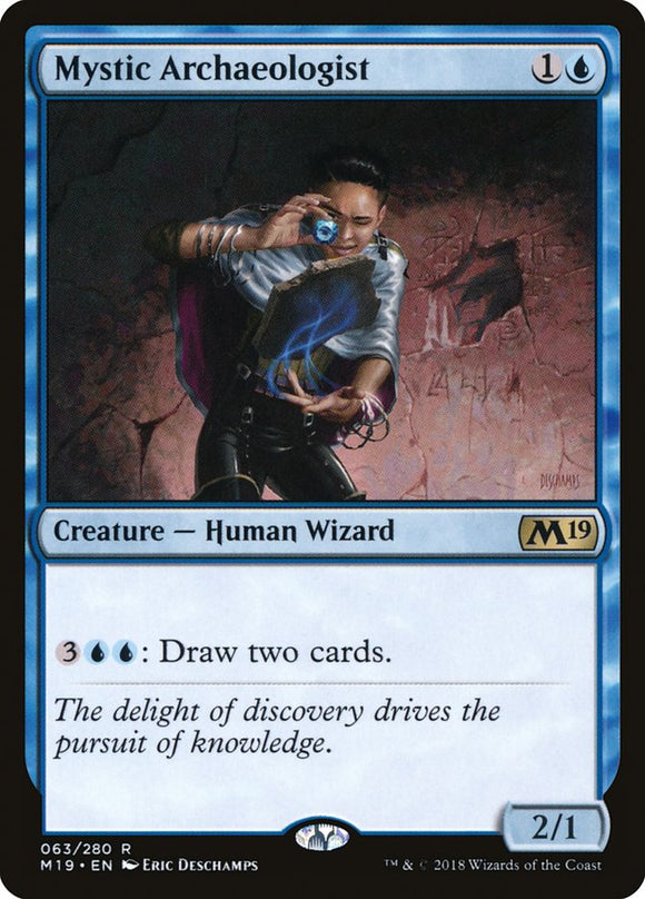 Mystic Archaeologist 63 R Core Set 2019 MTG - guardiangamingtcgs