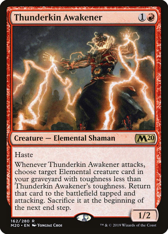 Thunderkin Awakener 162 R Core Set 2020 MTG - guardiangamingtcgs