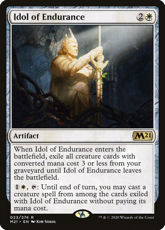 Idol of Endurance 23 R Core Set 2021 MTG - guardiangamingtcgs