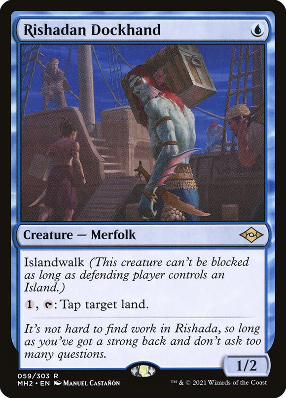 Rishadan Dockhand 59 R Modern Horizons 2 MTG - guardiangamingtcgs