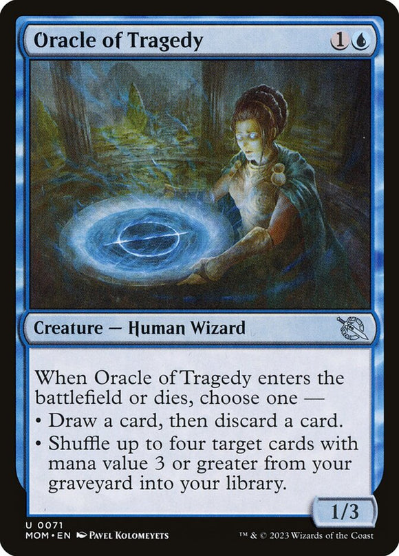 Oracle of Tragedy 71 U March of the Machine MTG - guardiangamingtcgs