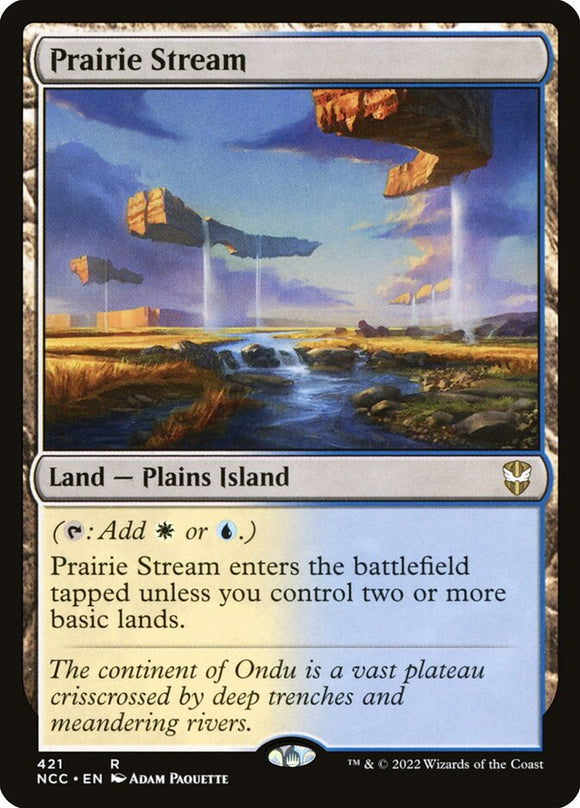 Prairie Stream 421 R Commander: Streets of New Capenna MTG - guardiangamingtcgs