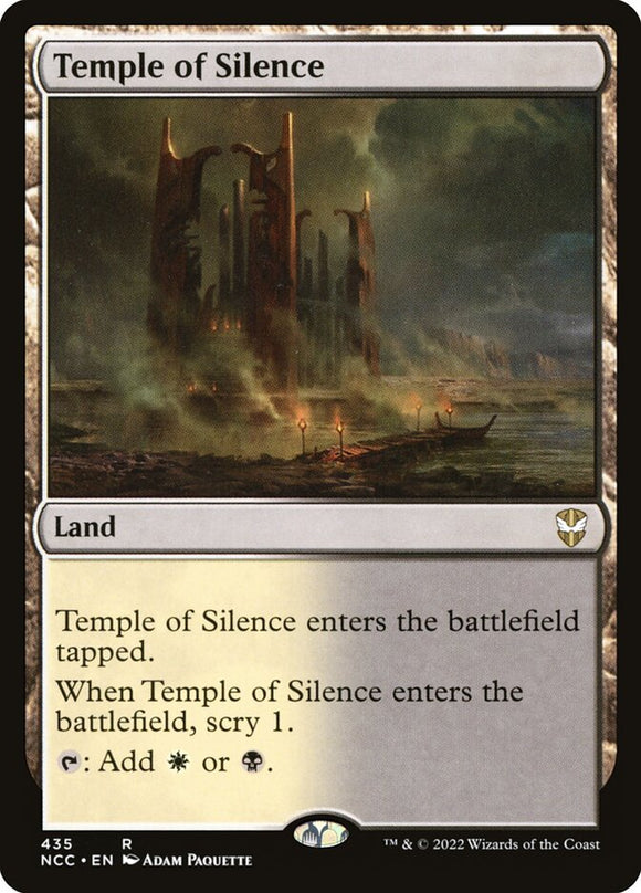 Temple of Silence 435 R Commander: Streets of New Capenna MTG - guardiangamingtcgs