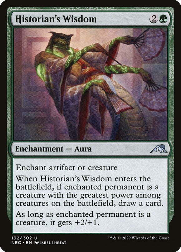 Historian's Wisdom 192 U Kamigawa: Neon Dynasty MTG - guardiangamingtcgs