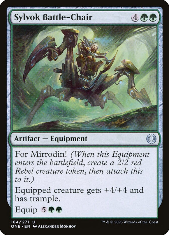 Sylvok Battle-Chair 184 U Phyrexia: All Will Be One MTG - guardiangamingtcgs