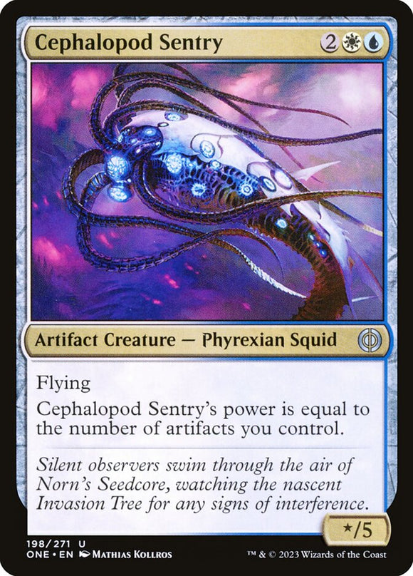 Cephalopod Sentry 198 U Phyrexia: All Will Be One MTG - guardiangamingtcgs