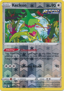 Reverse Holo  Kecleon 122/198 Rare Chilling Reign - guardiangamingtcgs