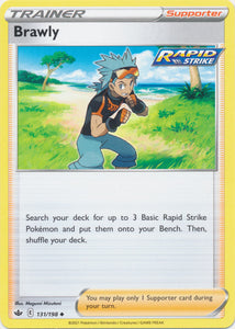 Brawly 131/198 Uncommon Chilling Reign Pokemon TCG - guardiangamingtcgs