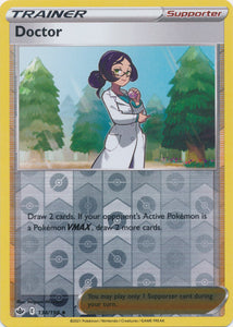 Reverse Holo Doctor 134/198 Uncommon Chilling Reign Pokemon TCG - guardiangamingtcgs