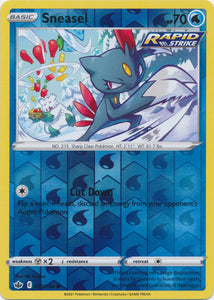 Reverse Holo  Sneasel 030/198 Common Chilling Reign - guardiangamingtcgs