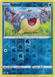 Reverse Holo  Spheal 037/198 Common Chilling Reign - guardiangamingtcgs