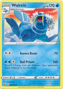 Walrein 039/198 Rare Chilling Reign Pokemon TCG - guardiangamingtcgs