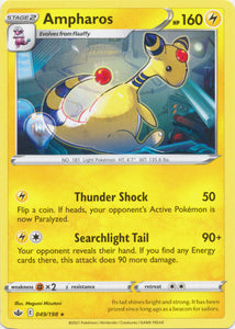 Ampharos 049/198 Rare Chilling Reign Pokemon TCG - guardiangamingtcgs