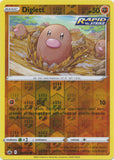 Reverse Holo Diglett 076/198 Common Chilling Reign Pokemon TCG - guardiangamingtcgs