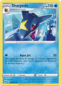 Sharpedo 12/73 Uncommon Champion's Path Pokemon TCG - guardiangamingtcgs