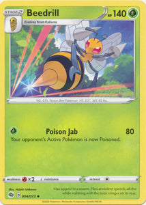 Beedrill 4/73 Uncommon Champion's Path Pokemon TCG - guardiangamingtcgs