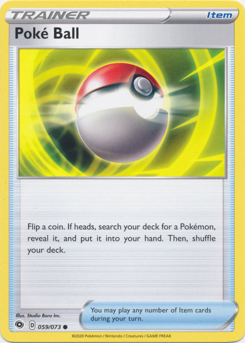 Poke Ball 59/73 Common Champion's Path Pokemon TCG - guardiangamingtcgs