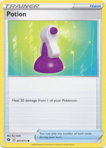 Potion 61/73 Common Champion's Path Pokemon TCG - guardiangamingtcgs