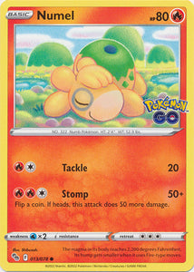 Numel 013/078 Common Pokemon GO Pokemon TCG - guardiangamingtcgs