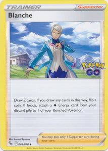 Blanche 064/078 Uncommon Pokemon GO Pokemon TCG - guardiangamingtcgs