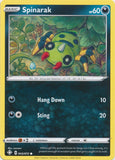 Spinarak 043/072 Common Shining Fates Pokemon TCG - guardiangamingtcgs