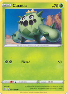 Cacnea 004/072 Common Shining Fates Pokemon TCG - guardiangamingtcgs