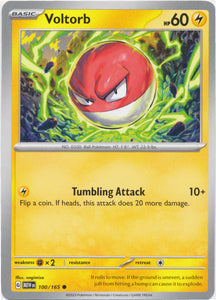 Voltorb 100/165 Common Scarlet and Violet 151 Pokemon TCG - guardiangamingtcgs