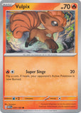 Vulpix 037/165 Common Scarlet and Violet 151 Pokemon TCG - guardiangamingtcgs