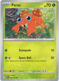 Paras 046/165 Common Scarlet and Violet 151 Pokemon TCG - guardiangamingtcgs