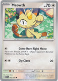 Meowth 052/165 Common Scarlet and Violet 151 Pokemon TCG - guardiangamingtcgs