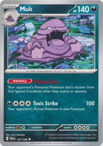 Muk 127/198 Uncommon Scarlet & Violet Base Set Pokemon TCG - guardiangamingtcgs