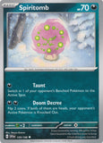 Spiritomb 129/198 Uncommon Scarlet & Violet Base Set Pokemon TCG - guardiangamingtcgs