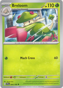 Breloom 004/198 Uncommon Scarlet & Violet Base Set Pokemon TCG - guardiangamingtcgs