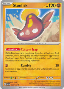 Stunfisk 112/197 Uncommon Obsidian Flames Pokemon TCG - guardiangamingtcgs