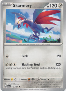 Skarmory 142/197 Uncommon Obsidian Flames Pokemon TCG - guardiangamingtcgs