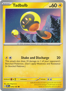 Tadbulb  076/197 Common Obsidian Flames Pokemon TCG - guardiangamingtcgs