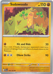 Sudowoodo 109/193 Uncommon Paldea Evolved Pokemon TCG - guardiangamingtcgs