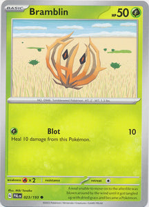 Bramblin -  023/193 Common Paldea Evolved Pokemon TCG - guardiangamingtcgs