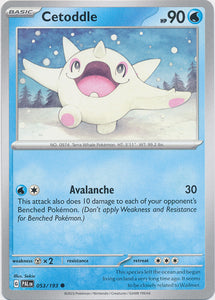 Cetoddle -  053/193 Common Paldea Evolved Pokemon TCG - guardiangamingtcgs