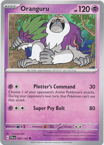 Oranguru 094/193 Uncommon Paldea Evolved Pokemon TCG - guardiangamingtcgs