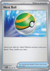 Nest Ball 084/091 Uncommon Paldean Fates Pokemon TCG - guardiangamingtcgs