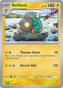 Bellibolt 074/167 Uncommon Twilight Masquerade Pokemon TCG - guardiangamingtcgs