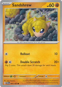 Sandshrew 097/167 Common Twilight Masquerade Pokemon TCG - guardiangamingtcgs