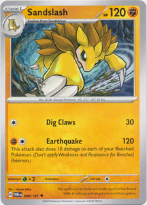 Sandslash 098/167 Uncommon Twilight Masquerade Pokemon TCG - guardiangamingtcgs