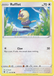 Rufflet 131/189 Common Astral Radiance Pokemon TCG - guardiangamingtcgs