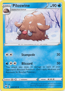 Piloswine 032/189 Uncommon Astral Radiance Pokemon TCG - guardiangamingtcgs