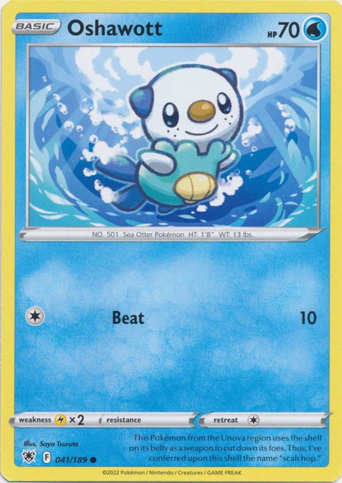 Oshawott 041/189 Common Astral Radiance Pokemon TCG - guardiangamingtcgs